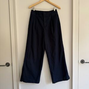 Uniqlo Navy Women's Chino Trouser Pants Size 10